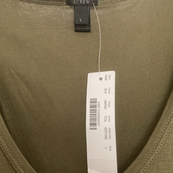 NWT JCREW tank top size L drapey viscose - Picture 2 of 4